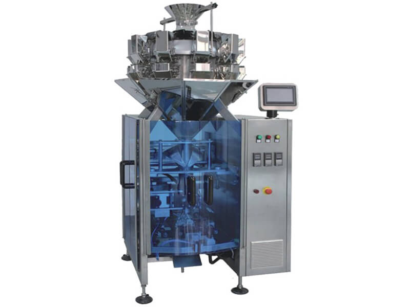 What are the functional characteristics of the automatic granule packaging machine