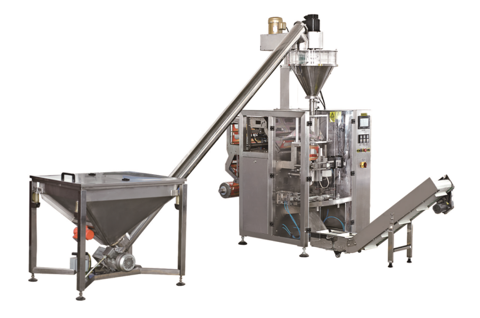 How does a powder packing machine work?
